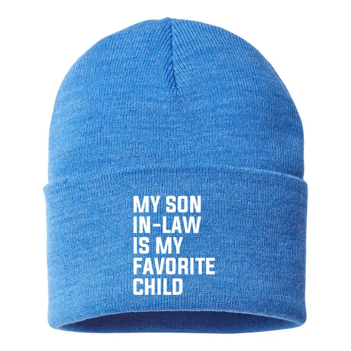 My Son In Law Is My Favorite Child Sustainable Knit Beanie