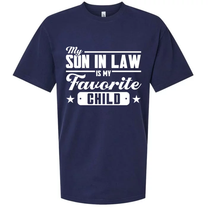 My Son In Law Is My Favorite Family Gift Sueded Cloud Jersey T-Shirt