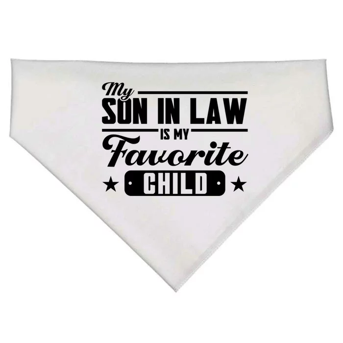 My Son In Law Is My Favorite Family Gift USA-Made Doggie Bandana