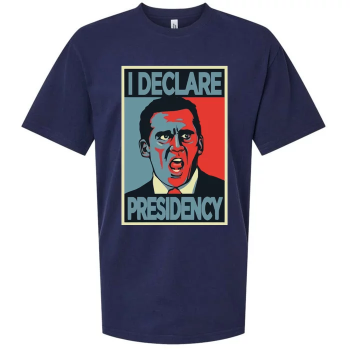 Michael Scott I Declare Presidency Sueded Cloud Jersey T-Shirt