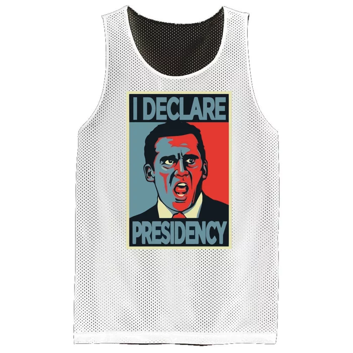 Michael Scott I Declare Presidency Mesh Reversible Basketball Jersey Tank