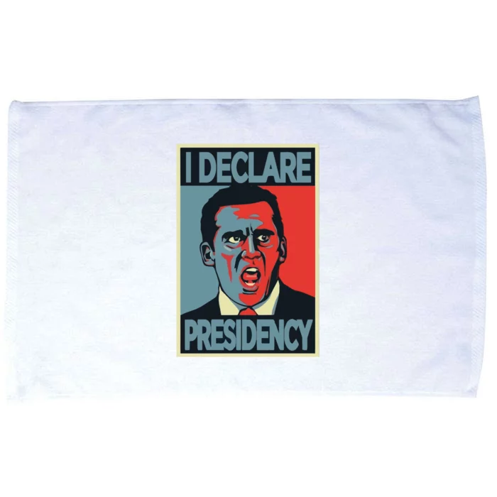 Michael Scott I Declare Presidency Microfiber Hand Towel