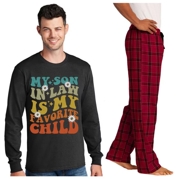 My Son In Law Is My Favorite Child Funny Long Sleeve Pajama Set