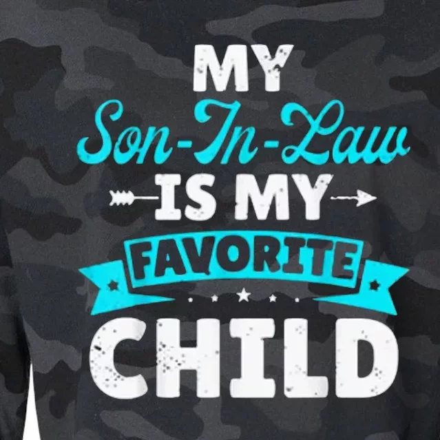 My Son In Law Is My Favorite Child Cropped Pullover Crew