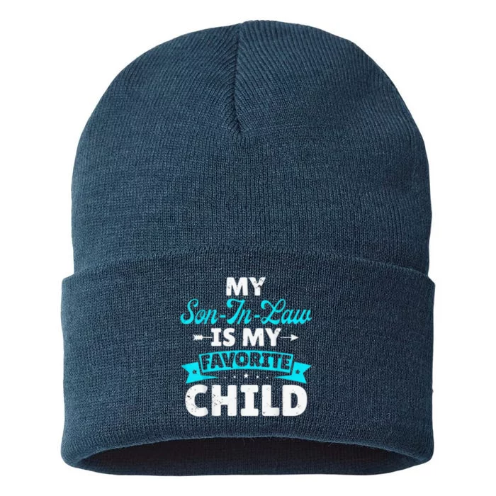 My Son In Law Is My Favorite Child Sustainable Knit Beanie