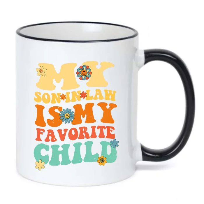 My Son In Law Is My Favorite Child Funny SonInLaw Dad Mom Black Color Changing Mug