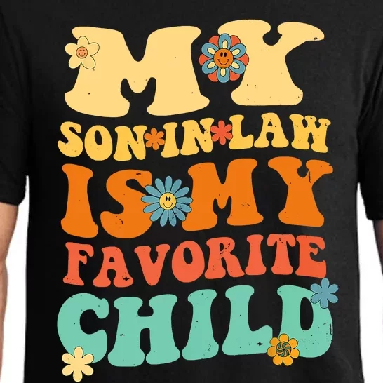 My Son In Law Is My Favorite Child Funny SonInLaw Dad Mom Pajama Set