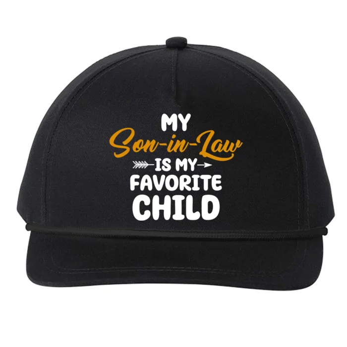 My Son In Law Is My Favorite Child Cute Gift Snapback Five-Panel Rope Hat