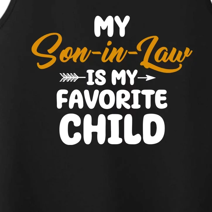 My Son In Law Is My Favorite Child Cute Gift Performance Tank