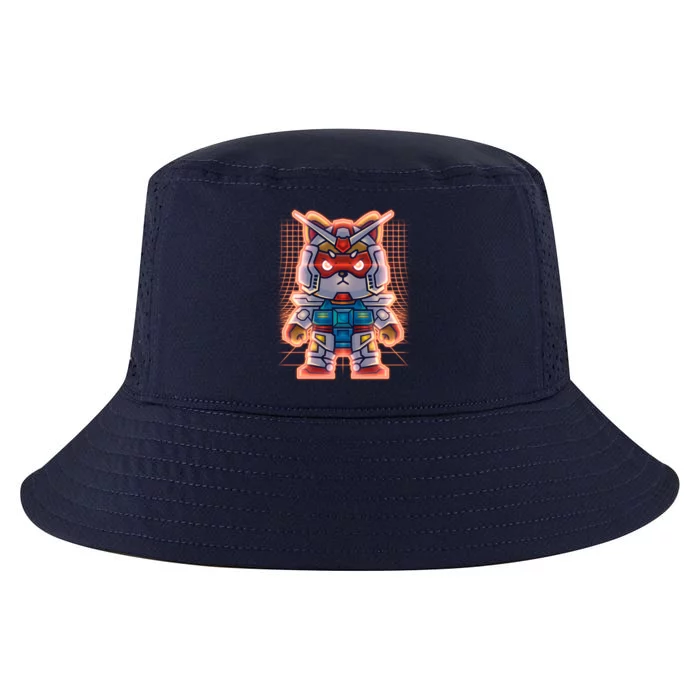 Mecha Shibi Inu Dog Robot Fighter Anime Cool Comfort Performance Bucket Hat