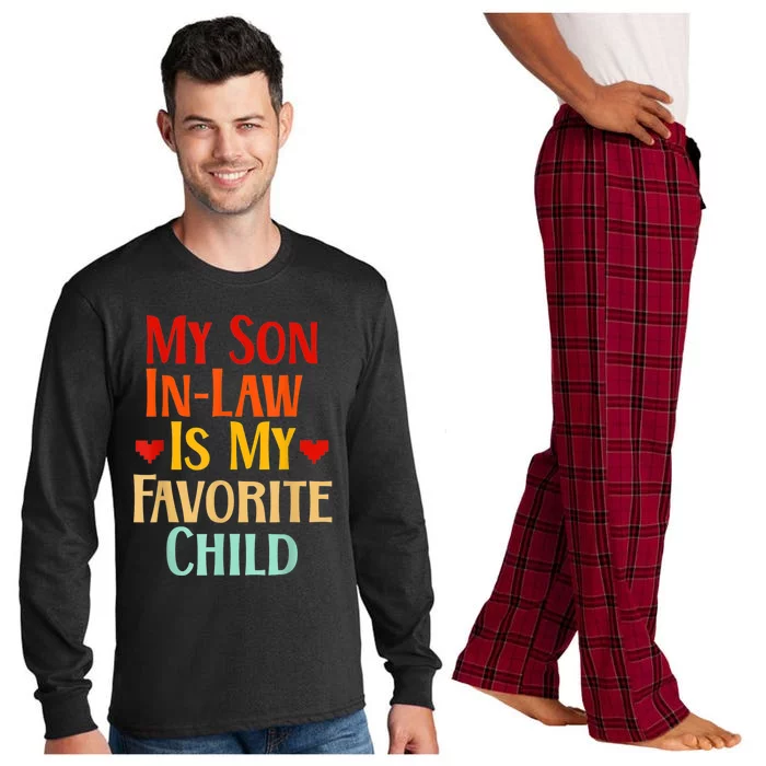 My Son In Law Is My Favorite Child Family Long Sleeve Pajama Set