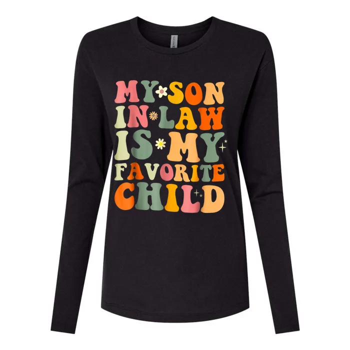 My Son In Law Is My Favorite Child Family Womens Cotton Relaxed Long Sleeve T-Shirt