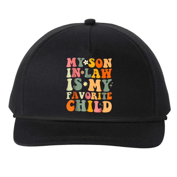 My Son In Law Is My Favorite Child Family Snapback Five-Panel Rope Hat