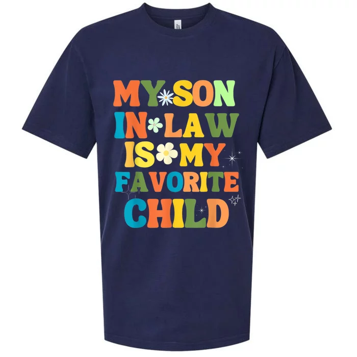 My Son In Law Is My Favorite Child Family Sueded Cloud Jersey T-Shirt