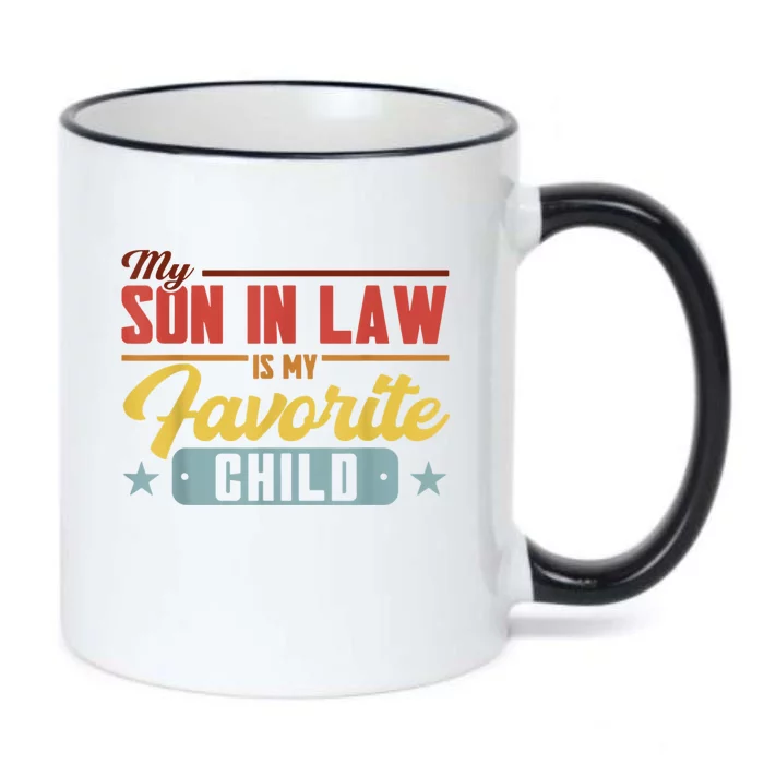 My Son In Law Is My Favorite Child Family Black Color Changing Mug