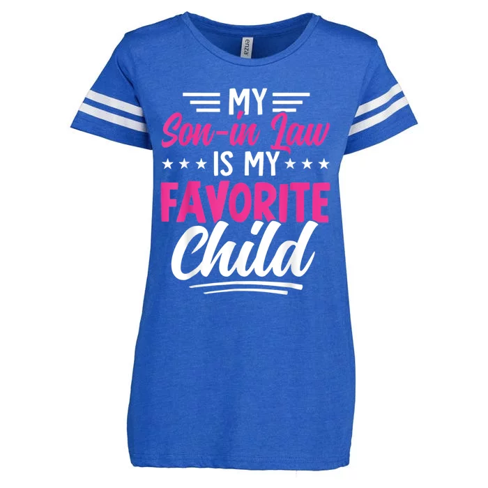 My Son In Law Is My Favorite Child Family Enza Ladies Jersey Football T-Shirt