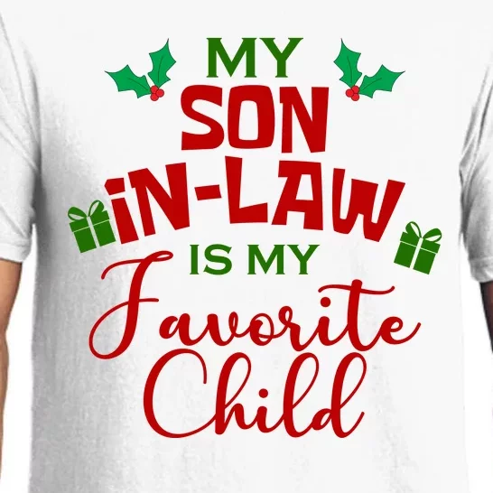 My Son In Law Is My Favorite Child Christmas Pajama Set