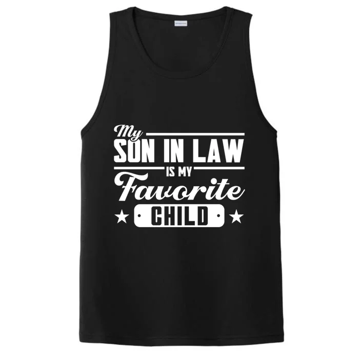 My Son In Law Is My Favorite Family Great Gift Performance Tank