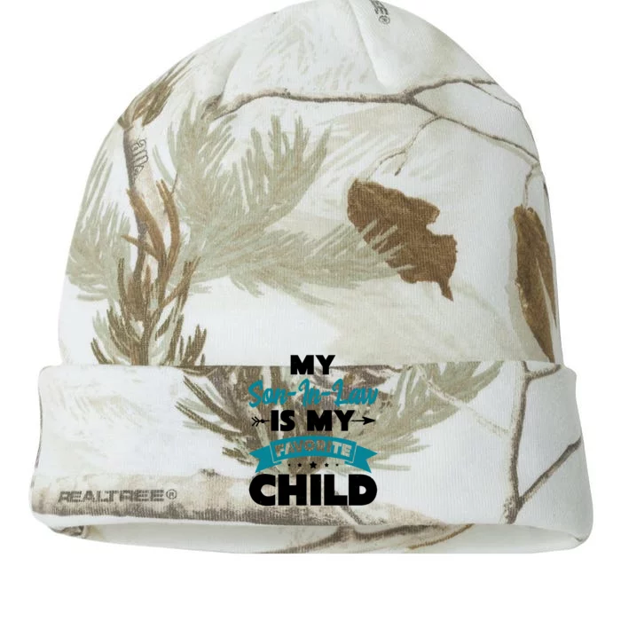 My Son In Law Is My Favorite Child Funny Gift Kati - 12in Camo Beanie