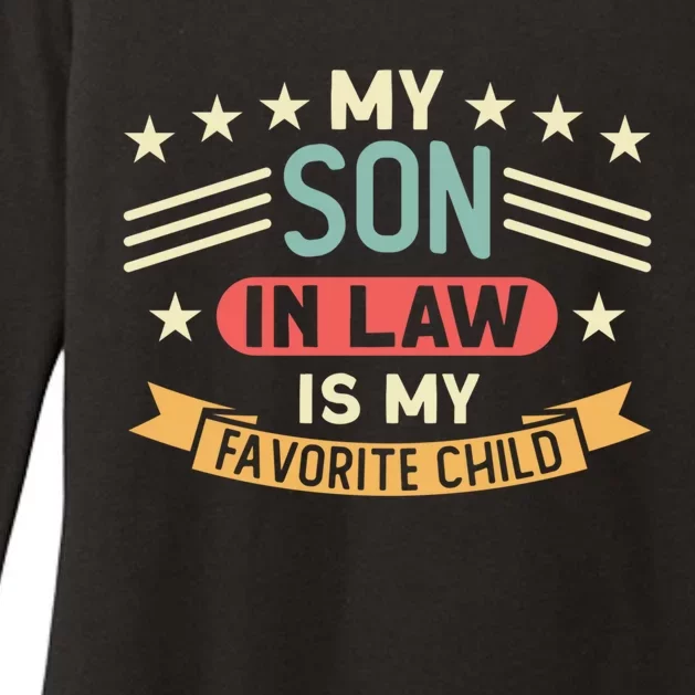 My Son In Law Is My Favorite Family Funny Gift Womens CVC Long Sleeve Shirt