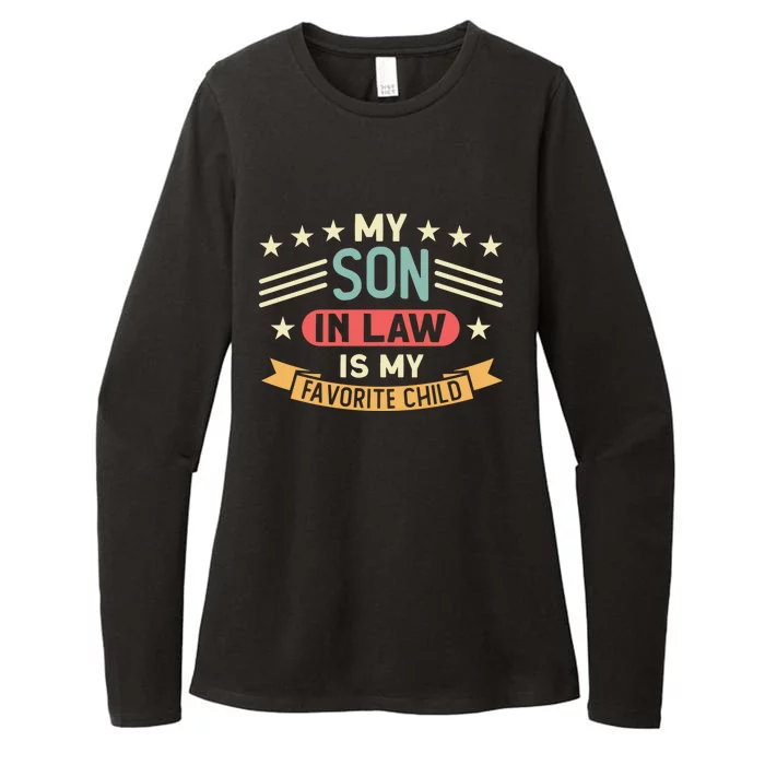 My Son In Law Is My Favorite Family Funny Gift Womens CVC Long Sleeve Shirt