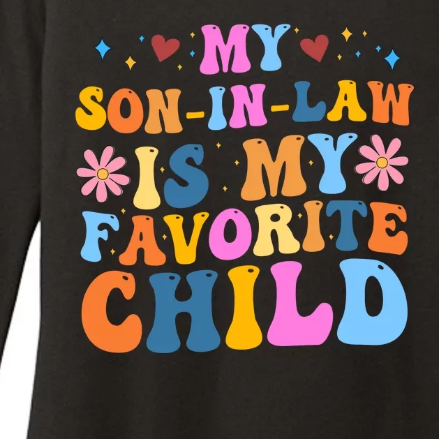 My Son In Law Is My Favorite Child Funny Cute Mom Womens CVC Long Sleeve Shirt