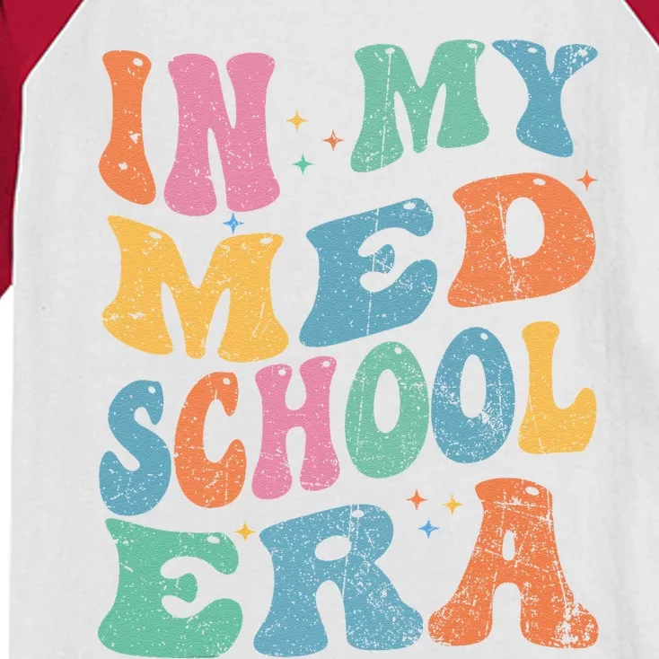 Medical School In My Med School Era Future Doctor Kids Colorblock Raglan Jersey