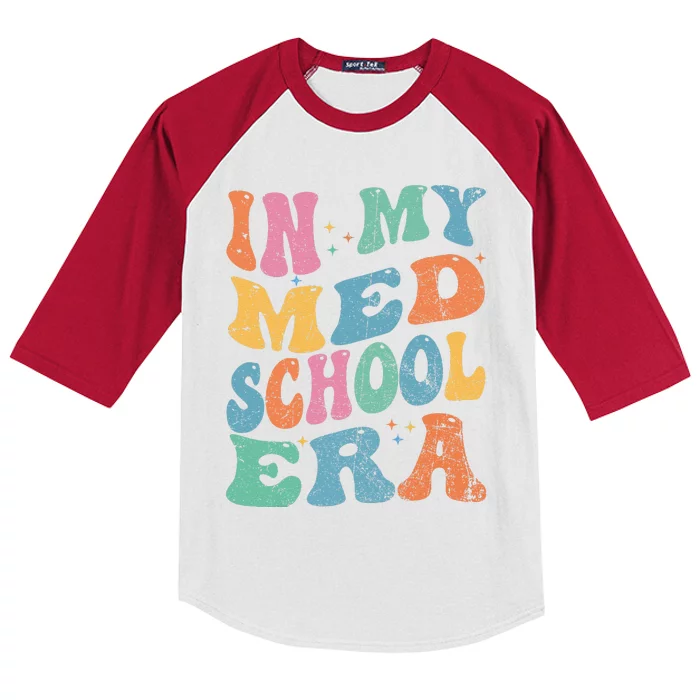 Medical School In My Med School Era Future Doctor Kids Colorblock Raglan Jersey