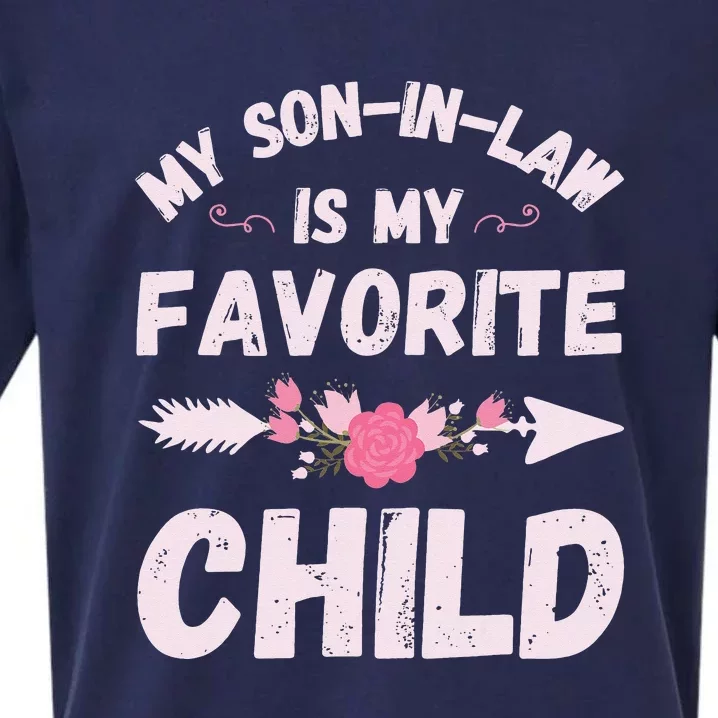 My SonInLaw Is My Favorite Child Family Sueded Cloud Jersey T-Shirt