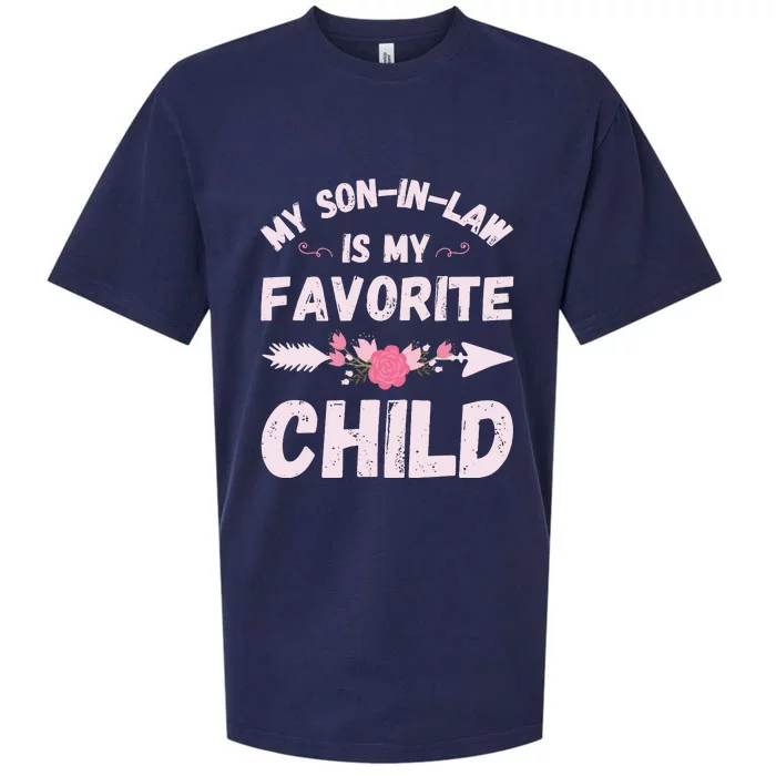 My SonInLaw Is My Favorite Child Family Sueded Cloud Jersey T-Shirt