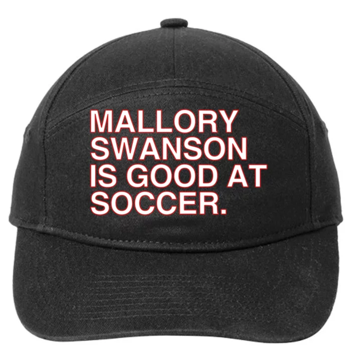 Mallory Swanson Is Good At Soccer 7-Panel Snapback Hat