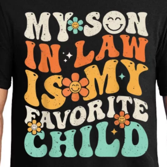 My Son In Law Is My Favorite Child Funny Family Humor Retro Gift Pajama Set