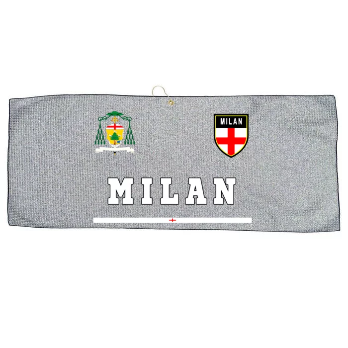 Milan Sportsoccer Jersey Flag Football Italy Large Microfiber Waffle Golf Towel