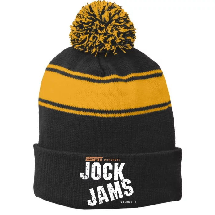 Meth Syndicate Jj Version 2.0 Jock Jams Stripe Pom Pom Beanie