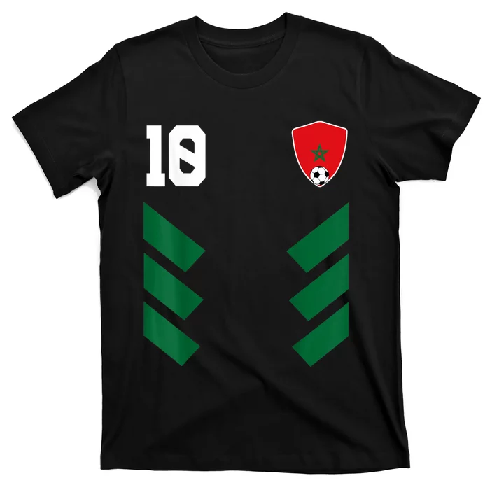 Morocco Soccer Jersey Moroccan Football Shirt Flag T-Shirt