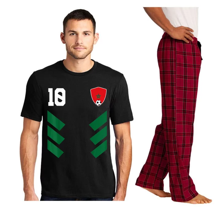 Morocco Soccer Jersey Moroccan Football Shirt Flag Pajama Set