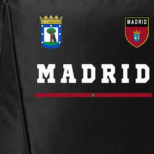 Madrid Sportssoccer Jersey Flag Football City Backpack