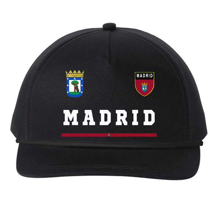 Madrid Sportssoccer Jersey Flag Football Snapback Five-Panel Rope Hat