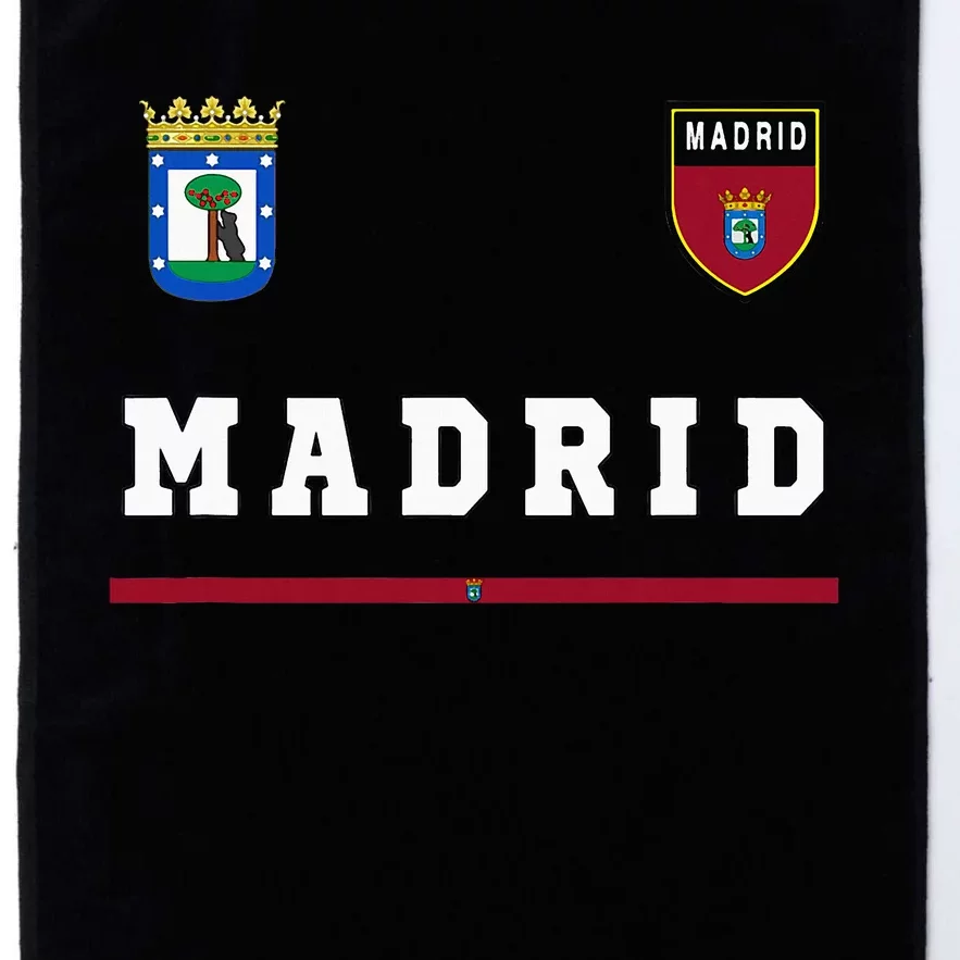 Madrid Sportssoccer Jersey Flag Football Platinum Collection Golf Towel