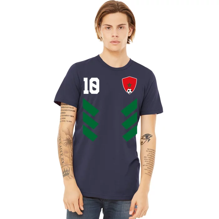 Morocco Soccer Jersey Morocco Football Moroccan Premium T-Shirt