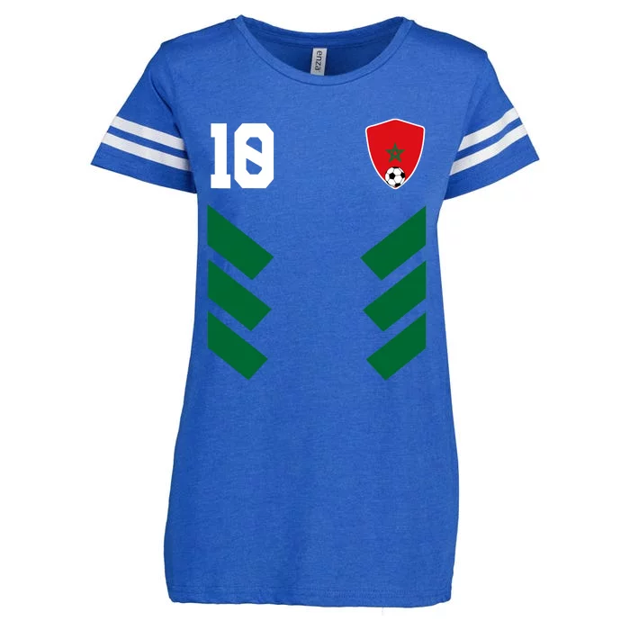 Morocco Soccer Jersey Morocco Football Moroccan Enza Ladies Jersey Football T-Shirt