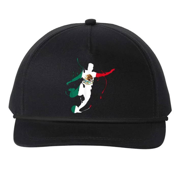 Mexico Soccer Jersey Snapback Five-Panel Rope Hat