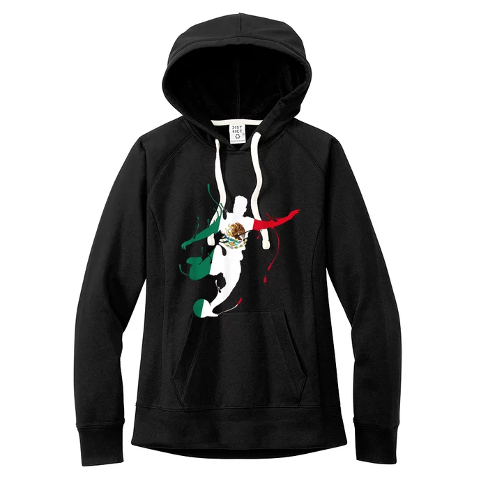 Mexico Soccer Jersey Women's Fleece Hoodie