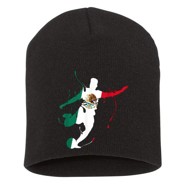 Mexico Soccer Jersey Short Acrylic Beanie