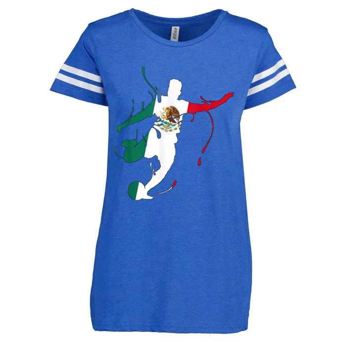 Mexico Soccer Jersey Enza Ladies Jersey Football T-Shirt