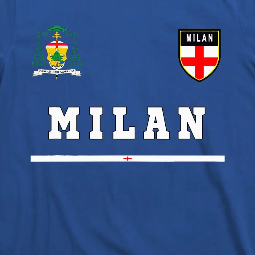 Milan Sportsoccer Jersey Flag Football Italy T-Shirt