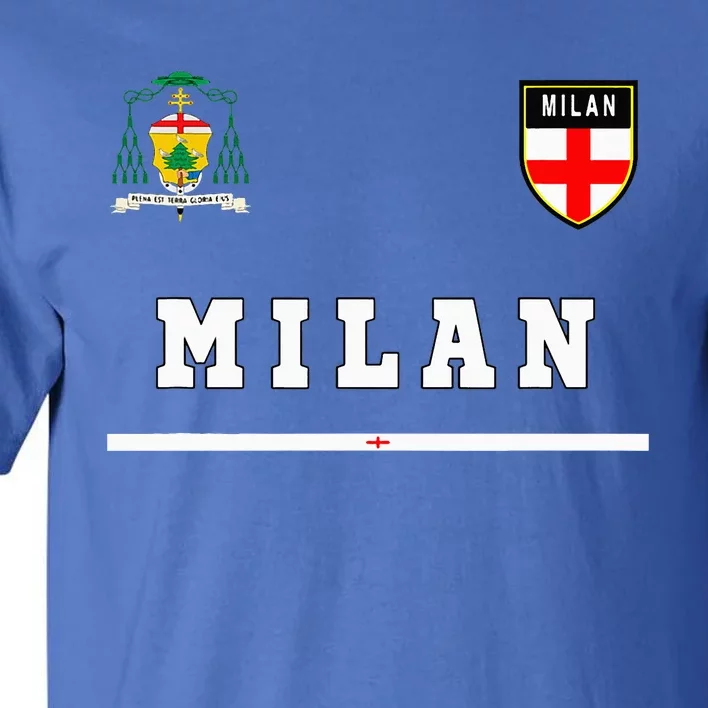 Milan Sportsoccer Jersey Flag Football Italy Tall T-Shirt