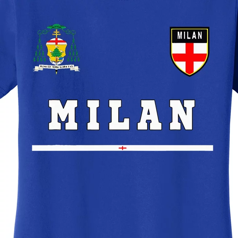 Milan Sportsoccer Jersey Flag Football Italy Women's T-Shirt