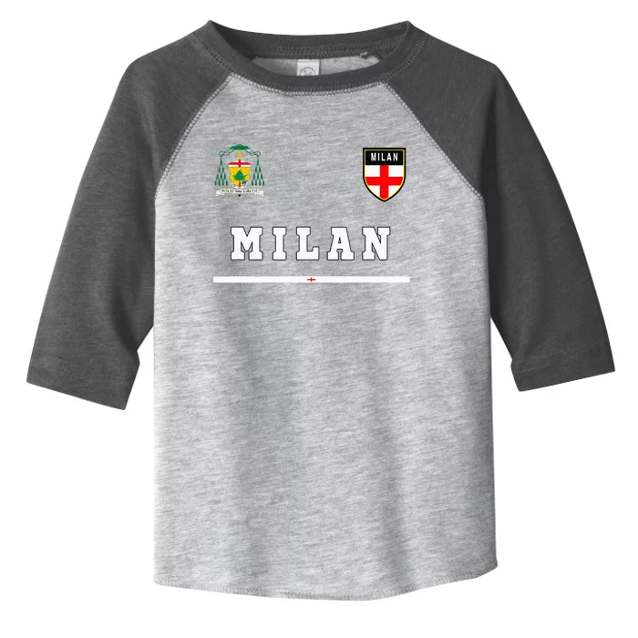 Milan Sportsoccer Jersey Flag Football Italy Toddler Fine Jersey T-Shirt