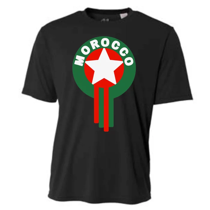 Morocco Soccer Jersey Gift Morocco Football Fans Cooling Performance Crew T-Shirt